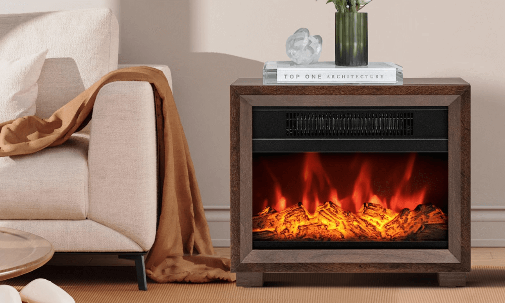 Electric Fireplace Insert | Portable Electric Fireplace - Tangkula