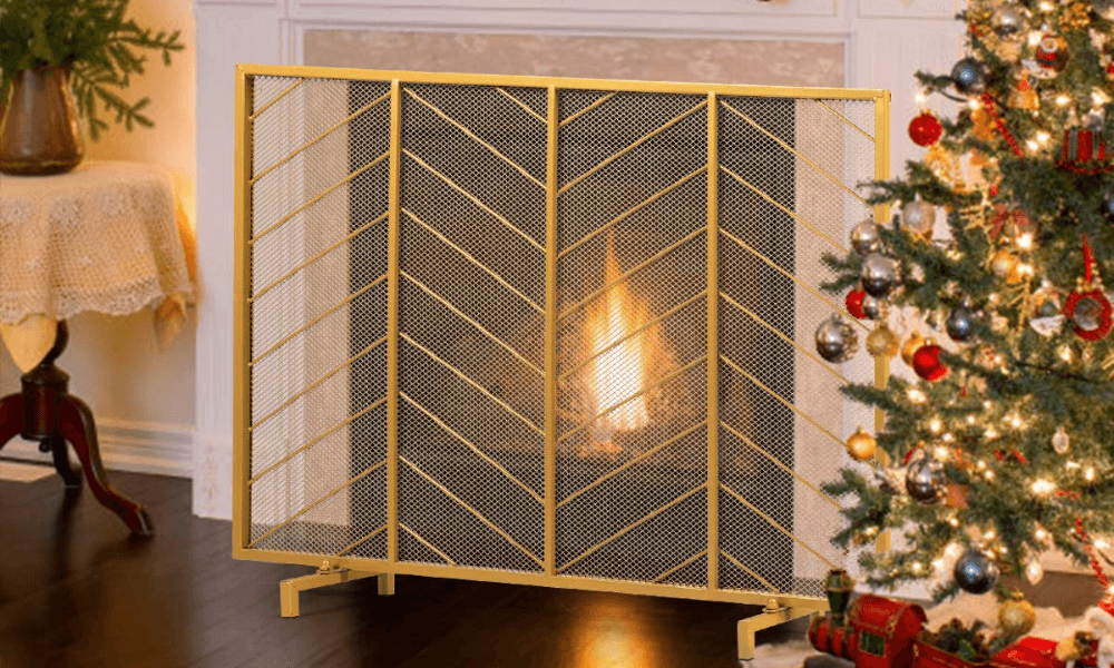 Fireplace Screen | Fireplace Accessories | Fireplace Tools - Tangkula