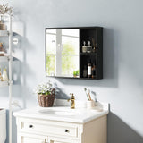 Tangkula Bathroom Medicine Cabinet with Single Mirror Door