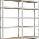 Tangkula 5-Tier Heavy Duty Metal Shelving with 2000 LBS Load, 35" / 47" Wide