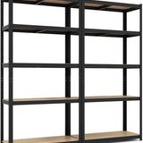 Tangkula 5-Tier Heavy Duty Metal Shelving with 2000 LBS Load, 35" / 47" Wide