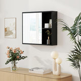 Tangkula Bathroom Medicine Cabinet with Single Mirror Door