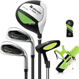 Tangkula Kids Golf Club Set Right Hand, Junior Complete Golf Club Set with 205CC #3 Fairway Wood & #7/#S Irons & Putter