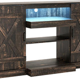 Tangkula 58”L Farmhouse TV Stand for TV up to 65 Inch