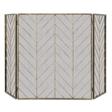 Tangkula 31 x 52.5In 3-Panel Fireplace Screen