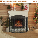 Tangkula 31 x 52.5In 3-Panel Fireplace Screen