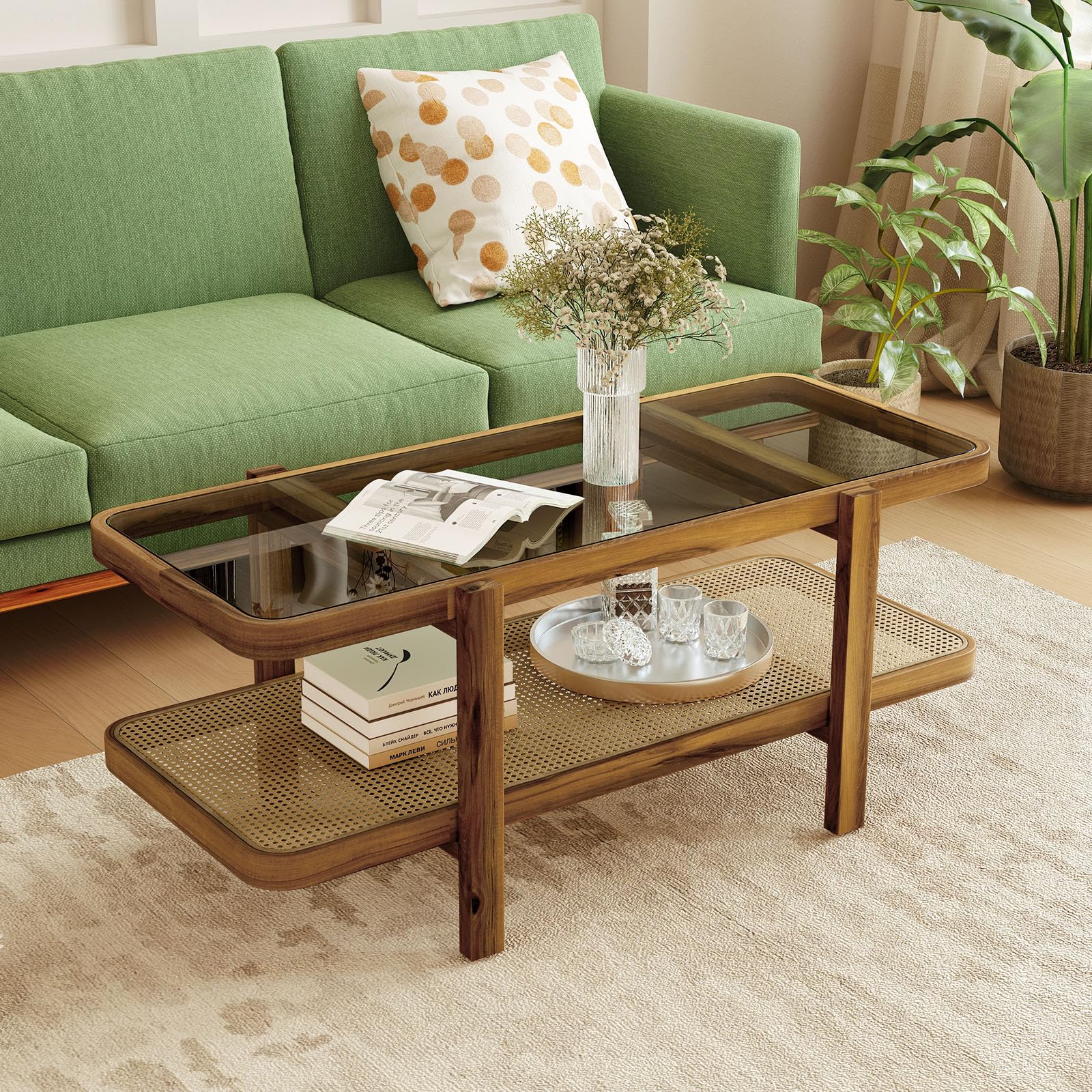 https://www.tangkula.com/collections/home-furniture/products/tangkula-rattan-coffee-table-47-5-l-boho-cocktail-tables-2-tier-center-table-with-tempered-glass-tabletop-natural