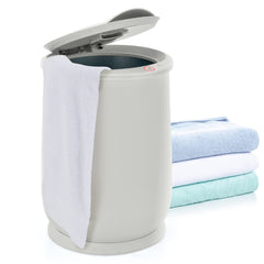 Tangkula 21L Towel Warmer Bucket for Bathroom, Large Towel Warmer w/Flip-Top Lid, 60 Min Auto Shut Off