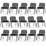 Tangkula Set of 5/10/15 Conference Chairs with Upholstered Seat