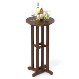 Tangkula 21.5" Round Bar Table