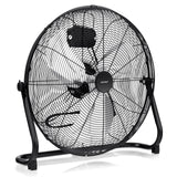 Floor Fan, 20-inch High Velocity Floor Fan with 145° Adjustable Tilt, 3-speed Adjustable