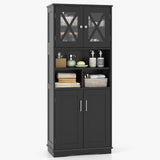 Tangkula Tall Bathroom Cabinet(23.5 x 12 x 57 Inch)