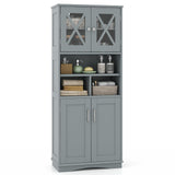 Tangkula Tall Bathroom Cabinet(23.5 x 12 x 57 Inch)