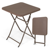 Tangkula 23.5" Square Folding Table