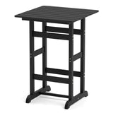 Tangkula 30" x 30" Square Bar Table