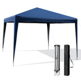 Tangkula 10x10 Ft Pop Up Canopy Tent, Easy Setup Instant Canopy with 8 Stakes