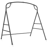 Tangkula Metal Swing Frame, Porch Swing Stand with Extra Side Bars