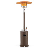 Tangkula 50,000 BTU Propane Outdoor Heater, Patio Heater with Strengthened Stainless Steel Burner