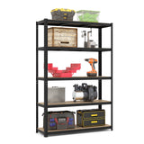 Tangkula 5-Tier Heavy Duty Metal Shelving with 2000 LBS Load, 35" / 47" Wide