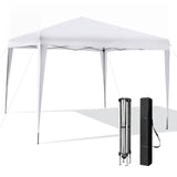 Tangkula 10x10 Ft Pop Up Canopy Tent, Easy Setup Instant Canopy with 8 Stakes