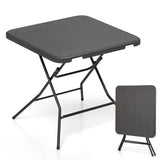 Tangkula 31.5" Square Folding Table