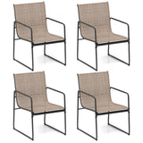 Tangkula Outdoor Dining Chairs Set of 2/4