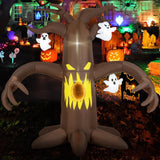 Tangkula 7.8 FT Halloween Inflatable Scary Dead Tree