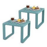 Tangkula Outdoor Side Table Set of 2