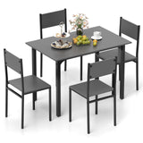 Tangkula Dining Table Set for 4