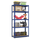 Tangkula 5-Tier Heavy Duty Metal Shelving with 2000 LBS Load, 35" / 47" Wide