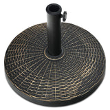 Tangkula 27 lbs Round Resin Patio Umbrella Base