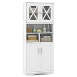 Tangkula Tall Bathroom Cabinet(23.5 x 12 x 57 Inch)