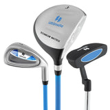 Tangkula 3 Pieces Junior Golf Club Set for Children Right Hand,Aged 11-14