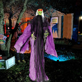 Tangkula 7.2 FT Halloween Animatronic Standing Witch