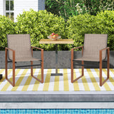 Tangkula Outdoor Dining Chairs Set of 2/4