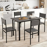 Tangkula Dining Table Set for 4