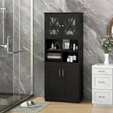 Tangkula Tall Bathroom Cabinet(23.5 x 12 x 57 Inch)