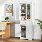 Tangkula 63" Tall Bathroom Storage Cabinet