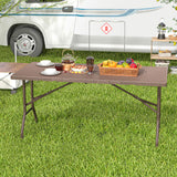 Tangkula 5FT Folding Table