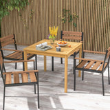 Square Outdoor Dining Table - Tangkula