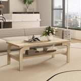 Tangkula 2-Tier Coffee Table