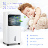 Evaporative Cooler, 3-in-1 Cooler, Fan and Humidifier with 7.5H Timer