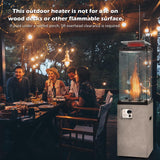 Tangkula 41,000 BTU Propane Patio Heater with Waterproof Cover