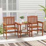 Tangkula 3 Piece Patio Conversation Set for Garden Poolside Backyard Balcony Porch