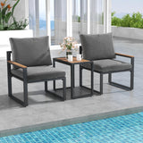 Tangkula 3 Pieces Patio Furniture Set