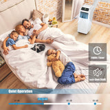 Air Conditioner Portable 9000BTU, 3-in-1 Floor AC Unit with Dehumidifier & Fan Modes