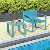 Tangkula Outdoor Side Table Set of 2