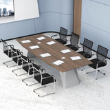 Tangkula Stackable Conference Chairs Set of 4/8/12, Mid Back Office Guest Chairs with Mesh Fabric & Sled Base