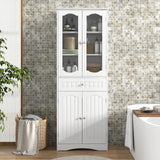 Tangkula 63" Tall Bathroom Storage Cabinet