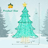 Tangkula 4 FT Lighted Artificial Christmas Tree